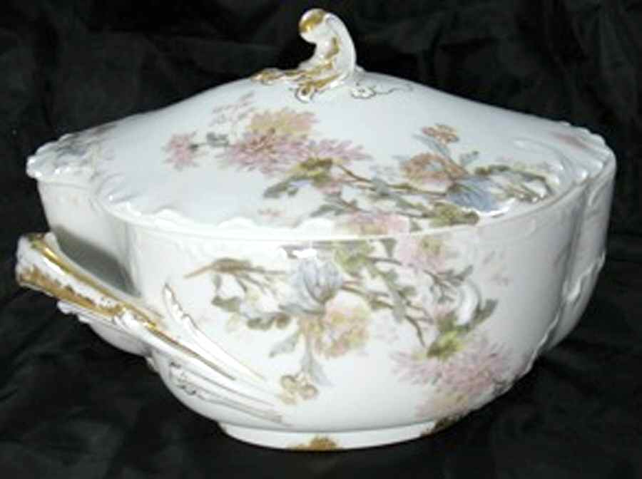 Schleiger 86-8 Round Covered Vegetable by Haviland-1