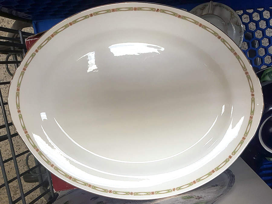 N1727 15" Oval Serving Platter by Homer Laughlin -1
