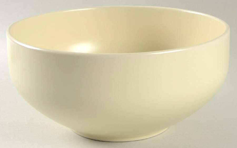 Worldview Buttercream 9" Salad Serving Bowl by Furio-1