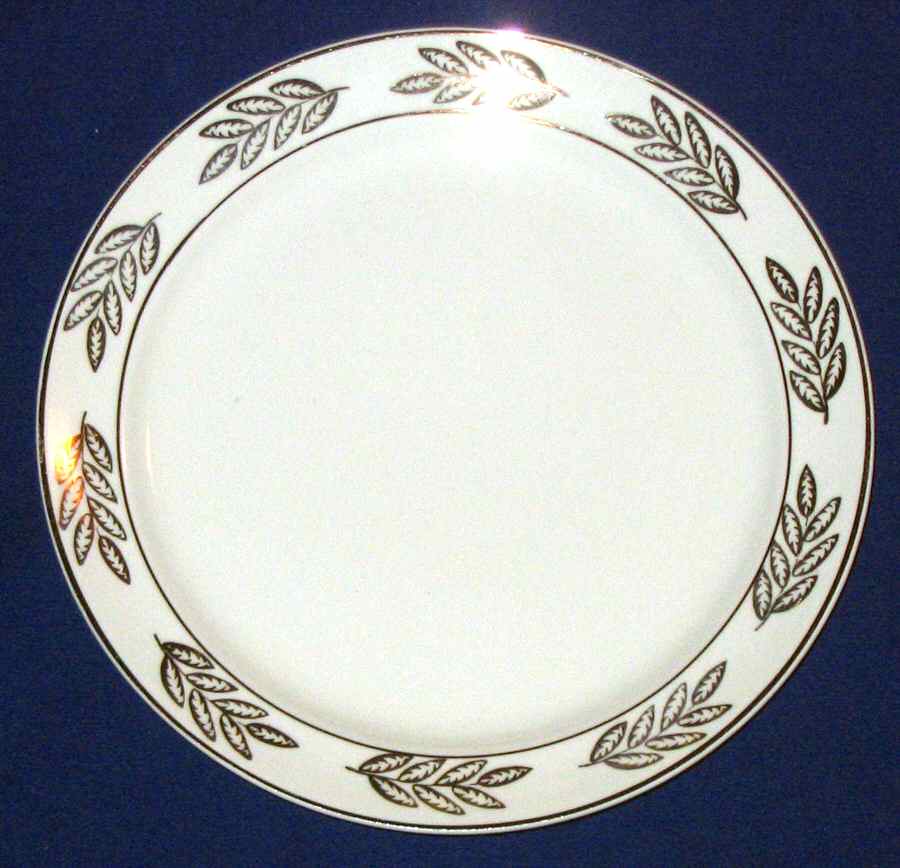 Golden Oak Cake Plate by Hall-1