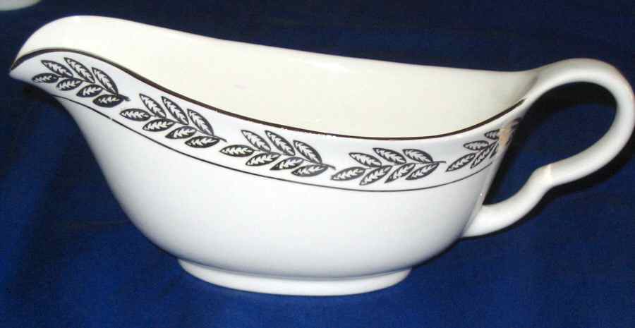 Golden Oak Gravy Boat by Hall-1