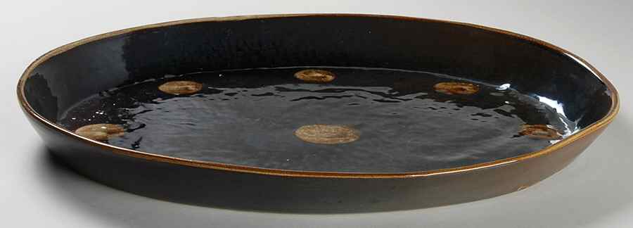 HAD7 16" Oval Serving Platter by M A Hadley-1