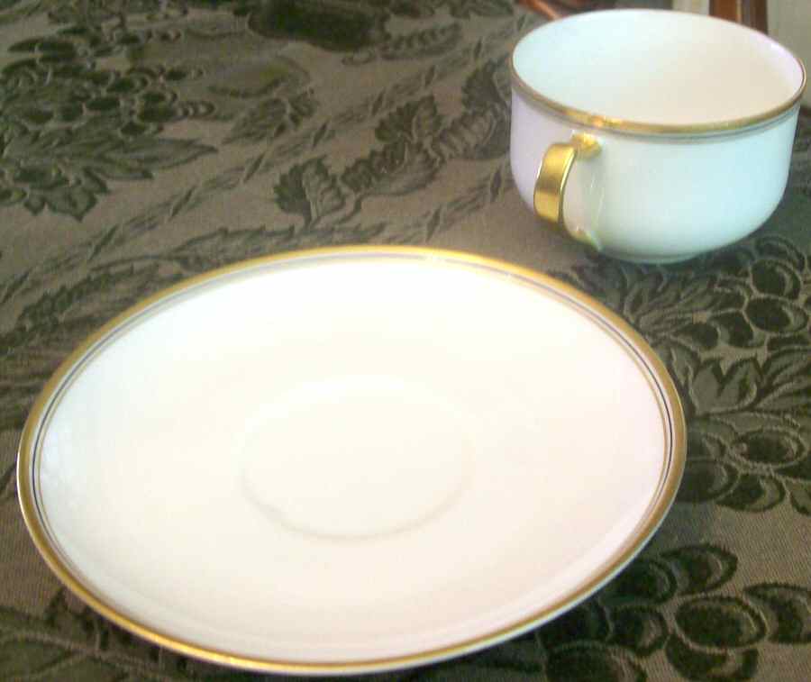 HUT1749 Flat Cup & Saucer Set by Hutschenreuther-1