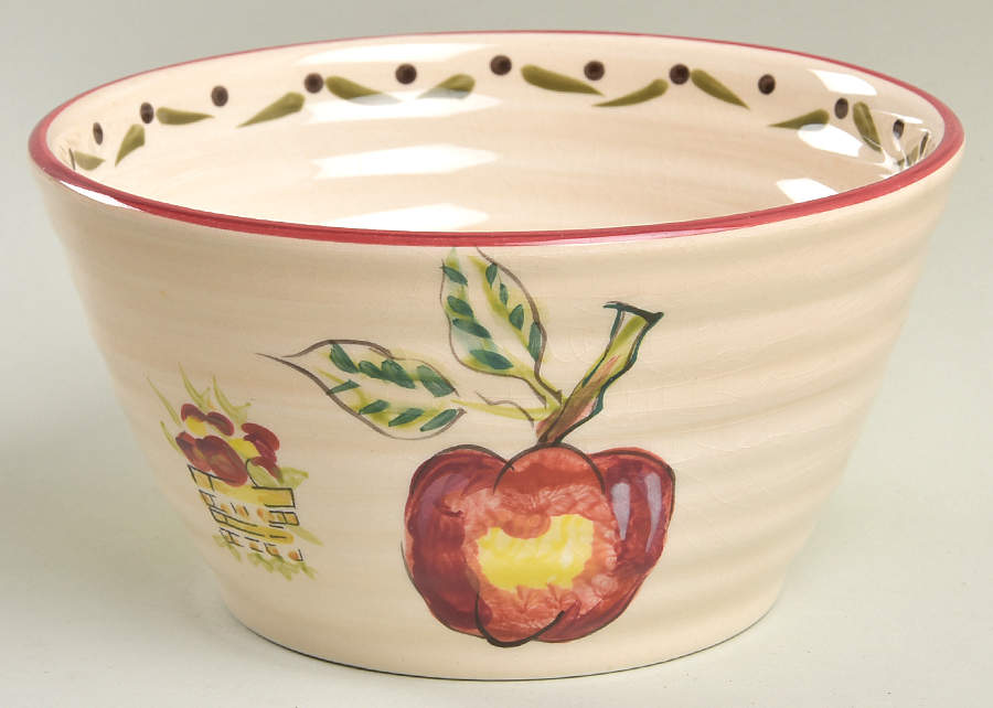 Apple Grove Soup/Cereal Bowl by Home Trends-1