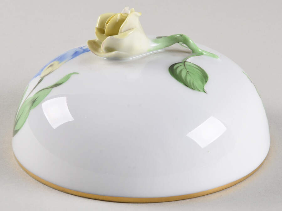 Kitty Lid for Round Bon Bon by Herend-1
