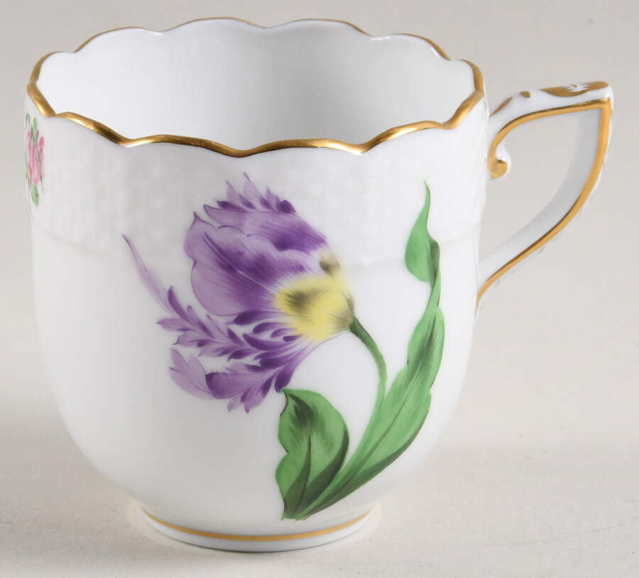 Kitty Flat Demitasse Cup by Herend-1