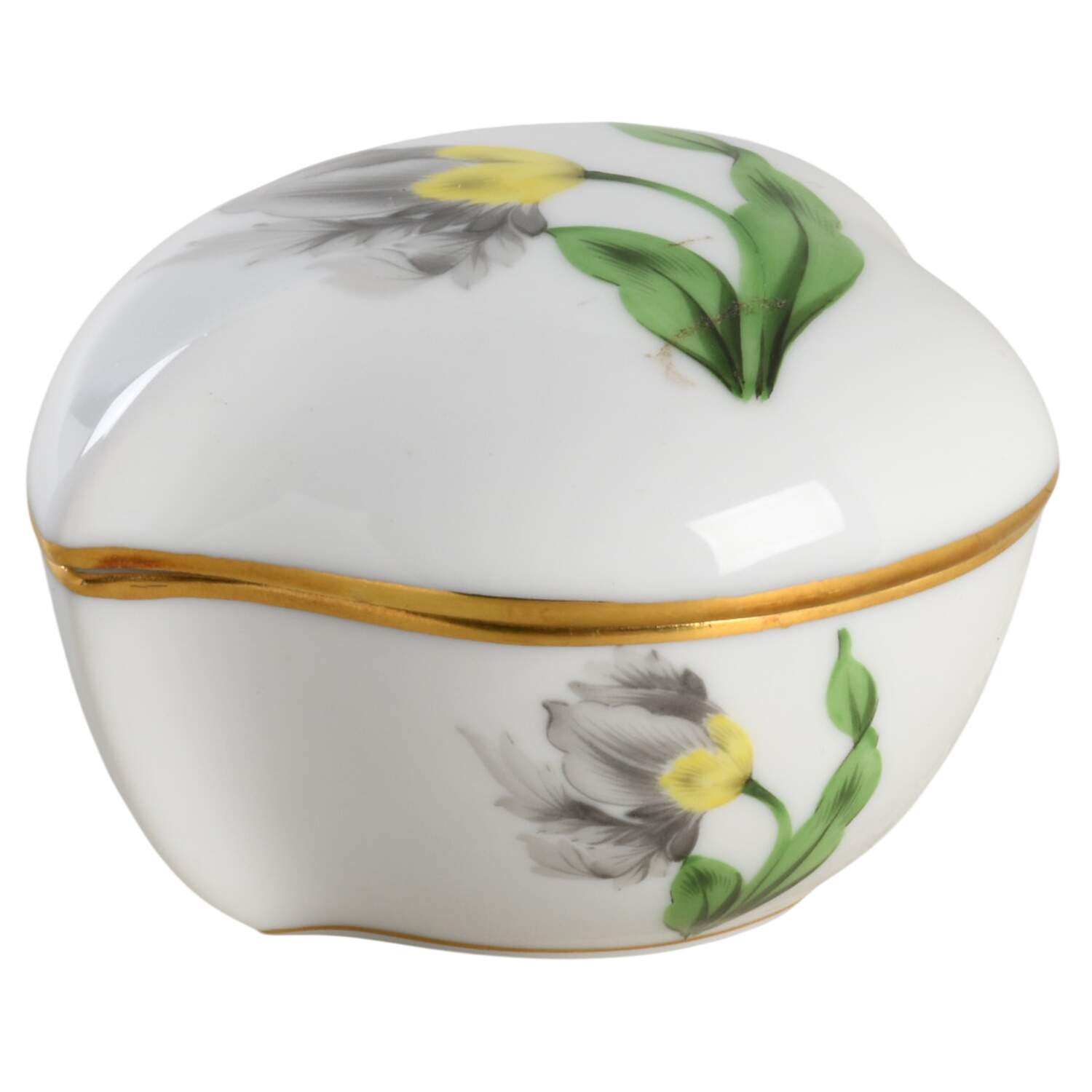Kitty Bon Bon & Lid by Herend-1