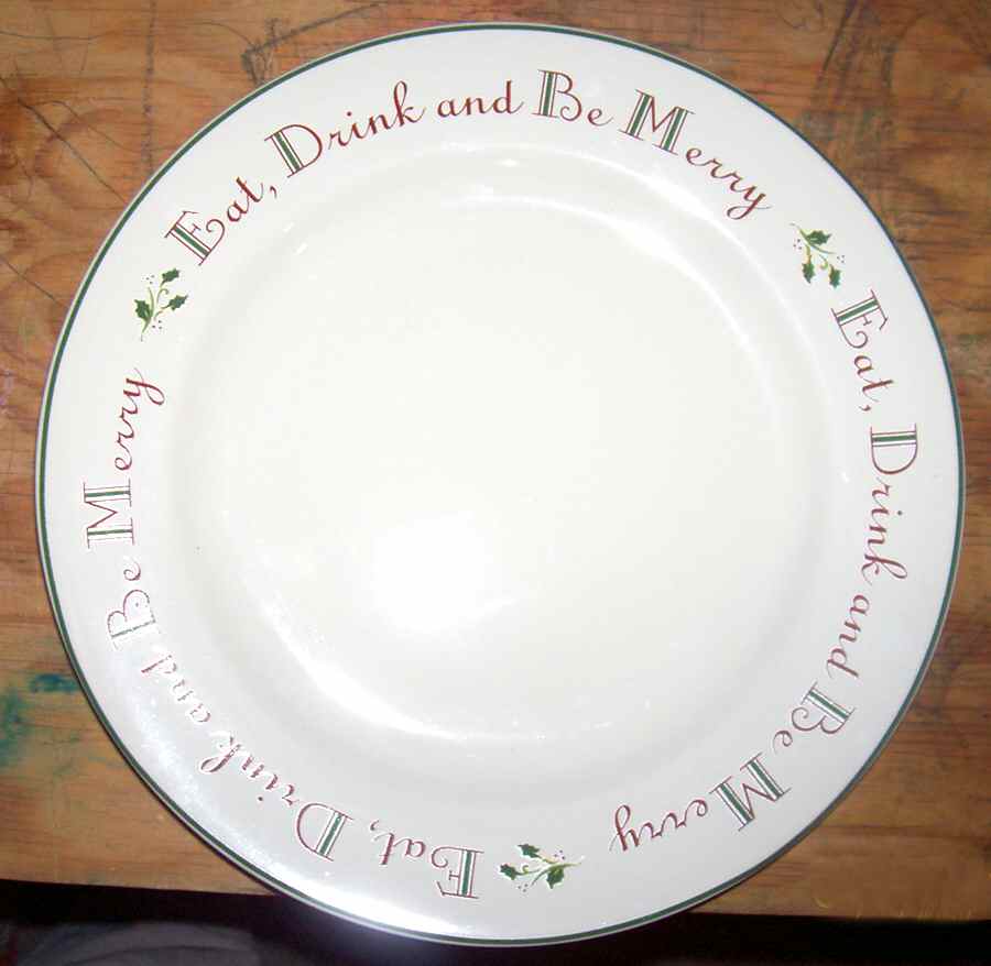 Holly Rim Soup Bowl by Home-1