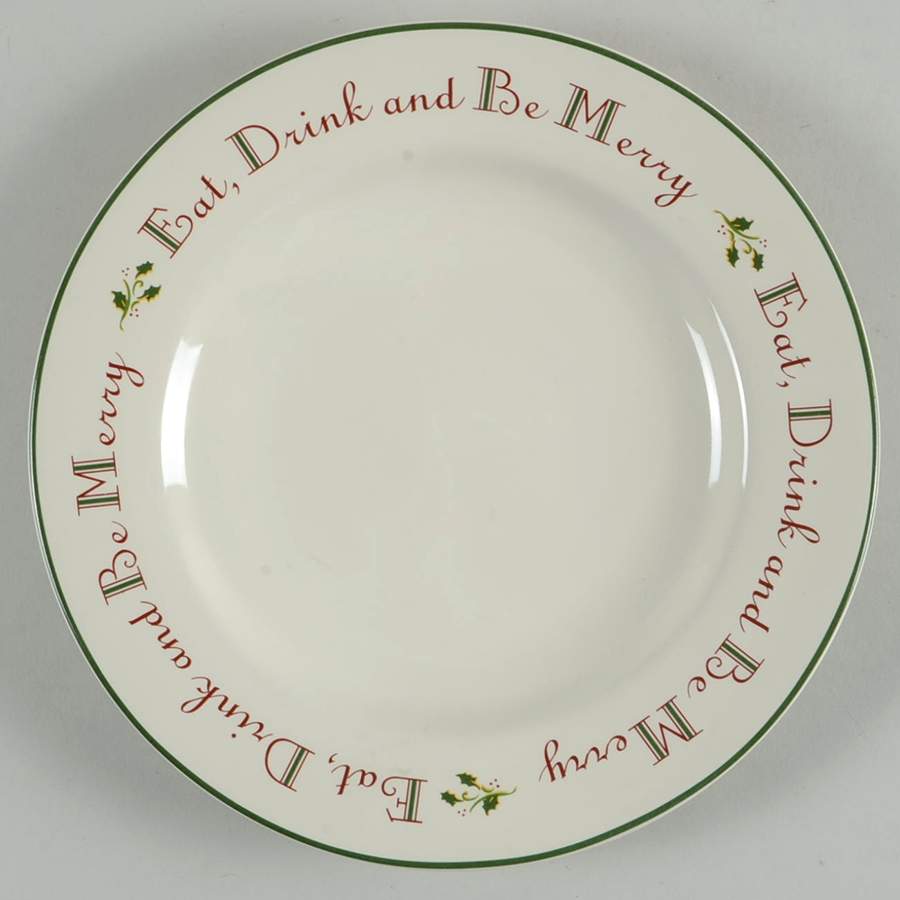 Holly Salad Plate by Home-1