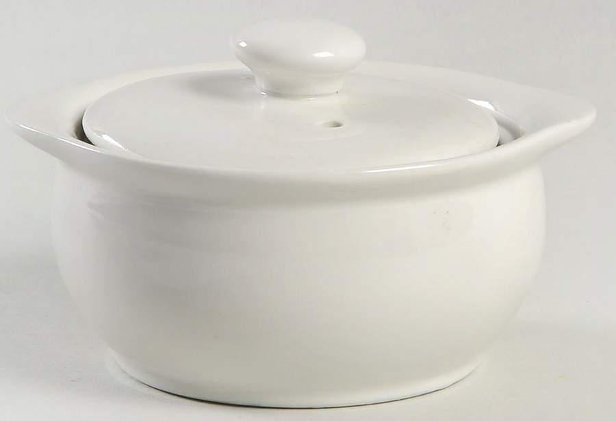 White Covered Onion Soup by Hall-1