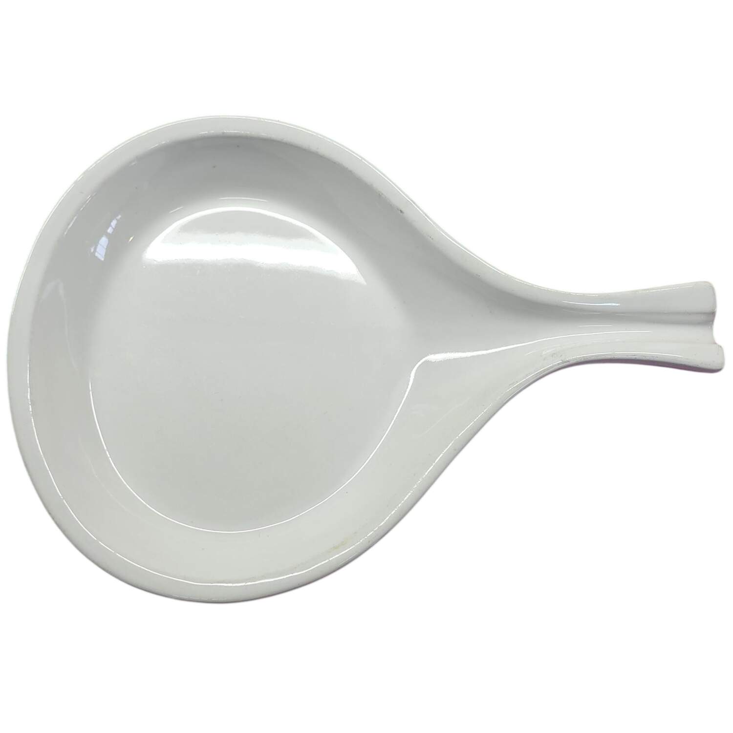 White 8" Open Skillet by Hall-1