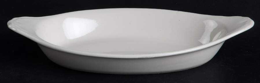White 9" Augratin by Hall-1