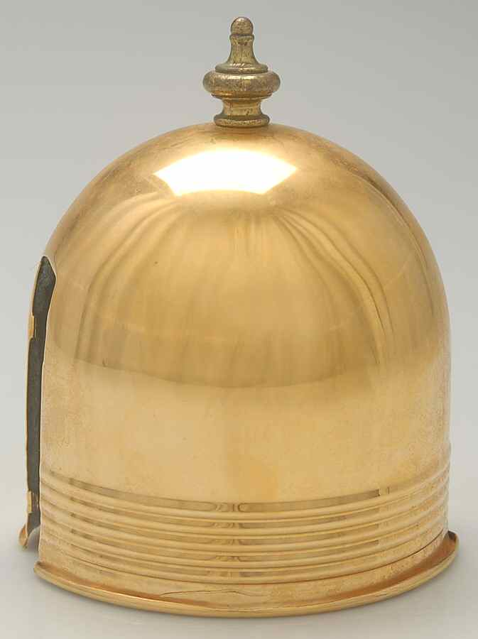White Metal Cosy for Lipton Teapot by Hall-1