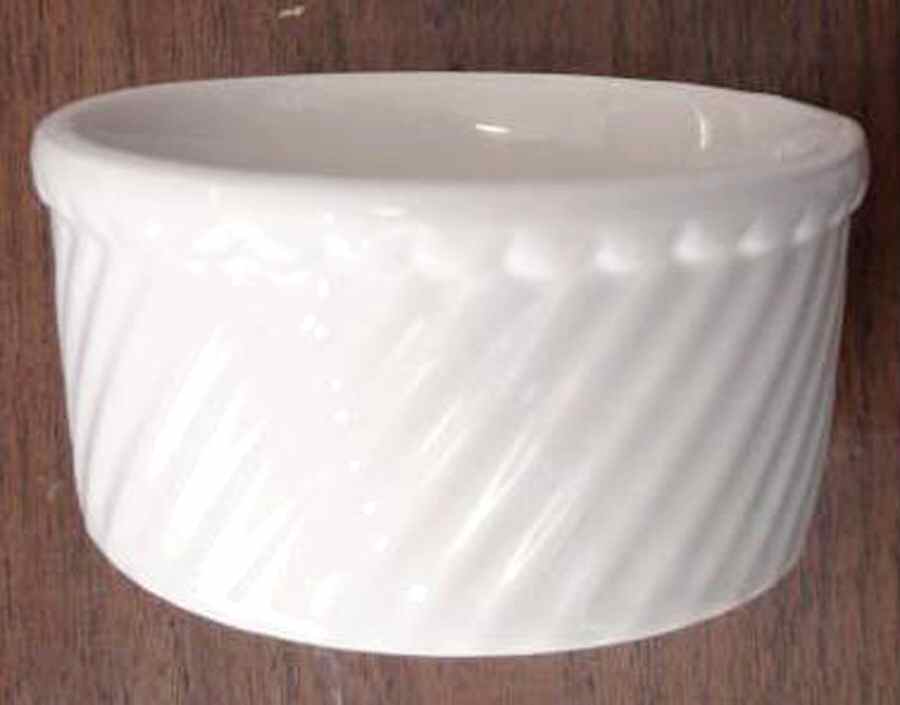 White Ramekin by Hall-1
