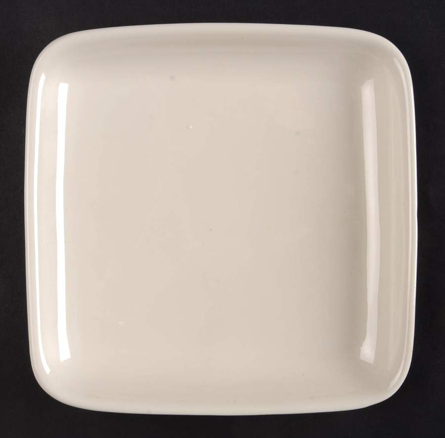 White Entree Dish by Hall-1