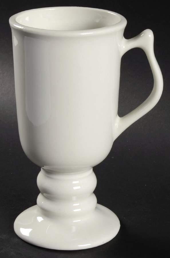 White Irish Coffee Mug by Hall-1