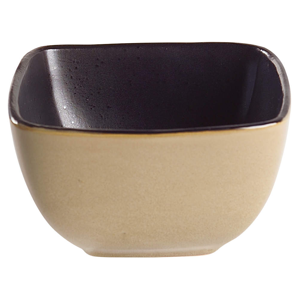 Rave Taupe Square Soup/Cereal Bowl by Home Trends-1