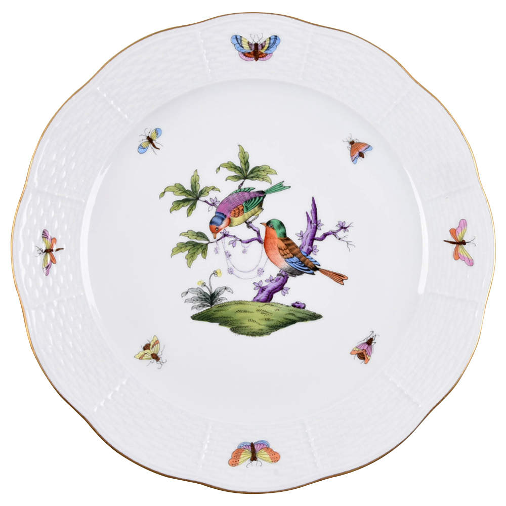 Rothschild Bird (Pastel Colors) Dinner Plate by Herend-1