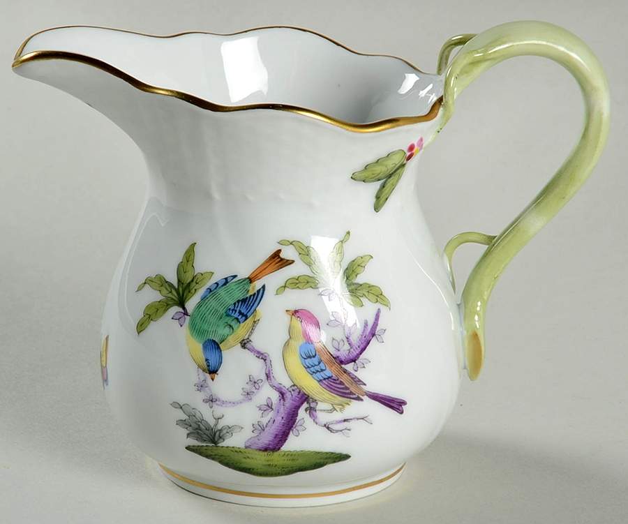 Rothschild Bird (Pastel Colors) Creamer by Herend-1