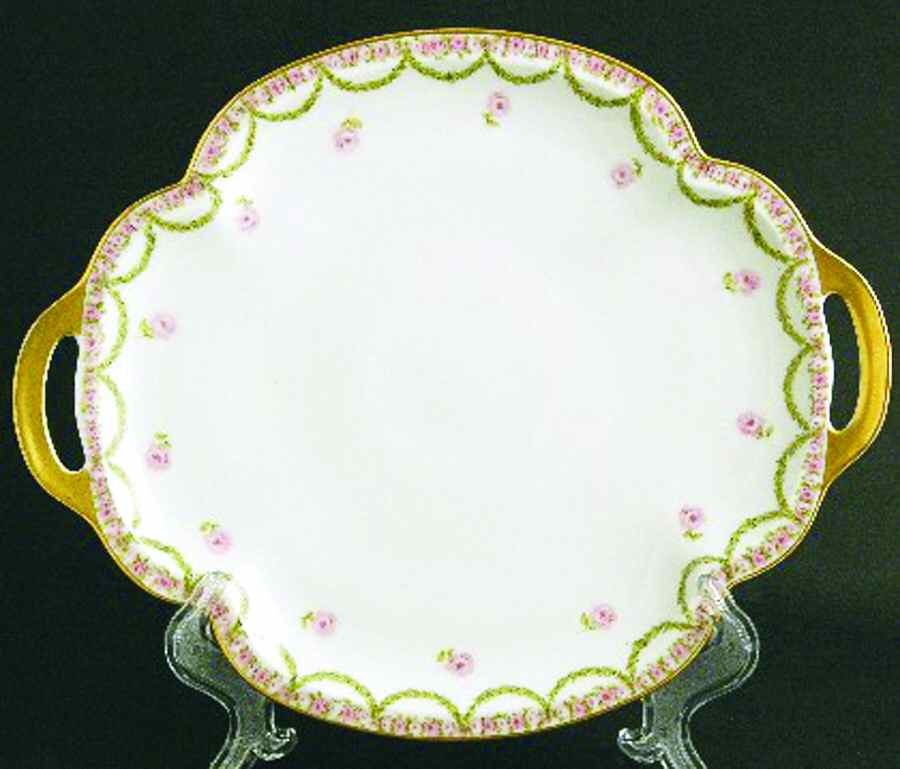 H3683 Handled Cake Plate by Haviland-1