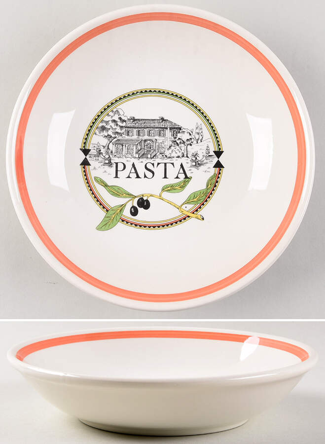 HIM20 8" Individual Pasta Bowl by Himark-1