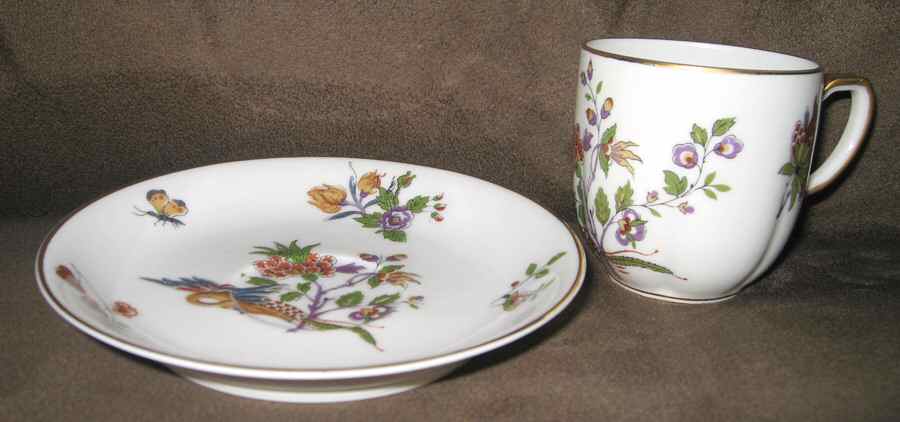 Schleiger 684-3 Flat Cup & Saucer Set by Haviland-1