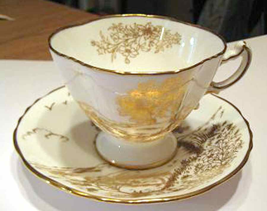 4927 Footed Cup & Saucer Set by Hammersley-1