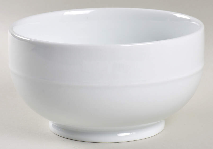 Canopy White (Round) Soup/Cereal Bowl by Home Trends-1