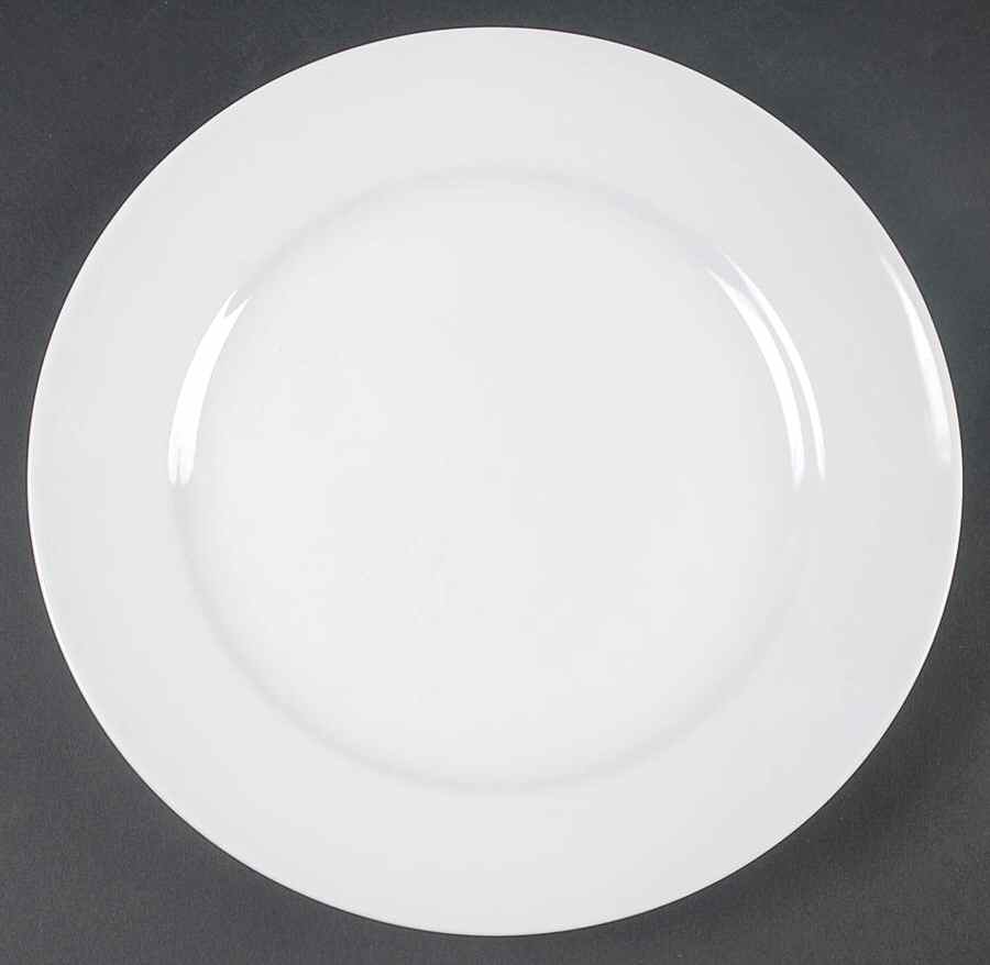 Canopy White (Round) Salad/Dessert Plate by Home Trends-1