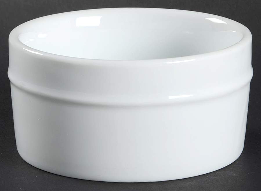 Canopy White (Round) Fruit/Dessert (Sauce) Bowl by Home Trends-1