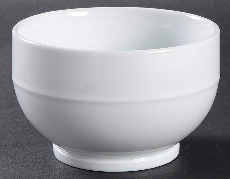Canopy White (Round) 4" All Purpose Bowl by Home Trends-1