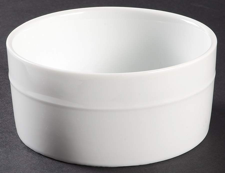 Canopy White (Round) Fruit/Dessert (Sauce) Bowl by Home Trends-1