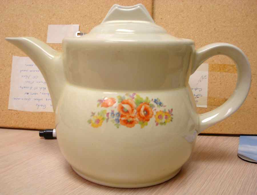 Three Poppies Coffee Pot & Lid by Hall-1