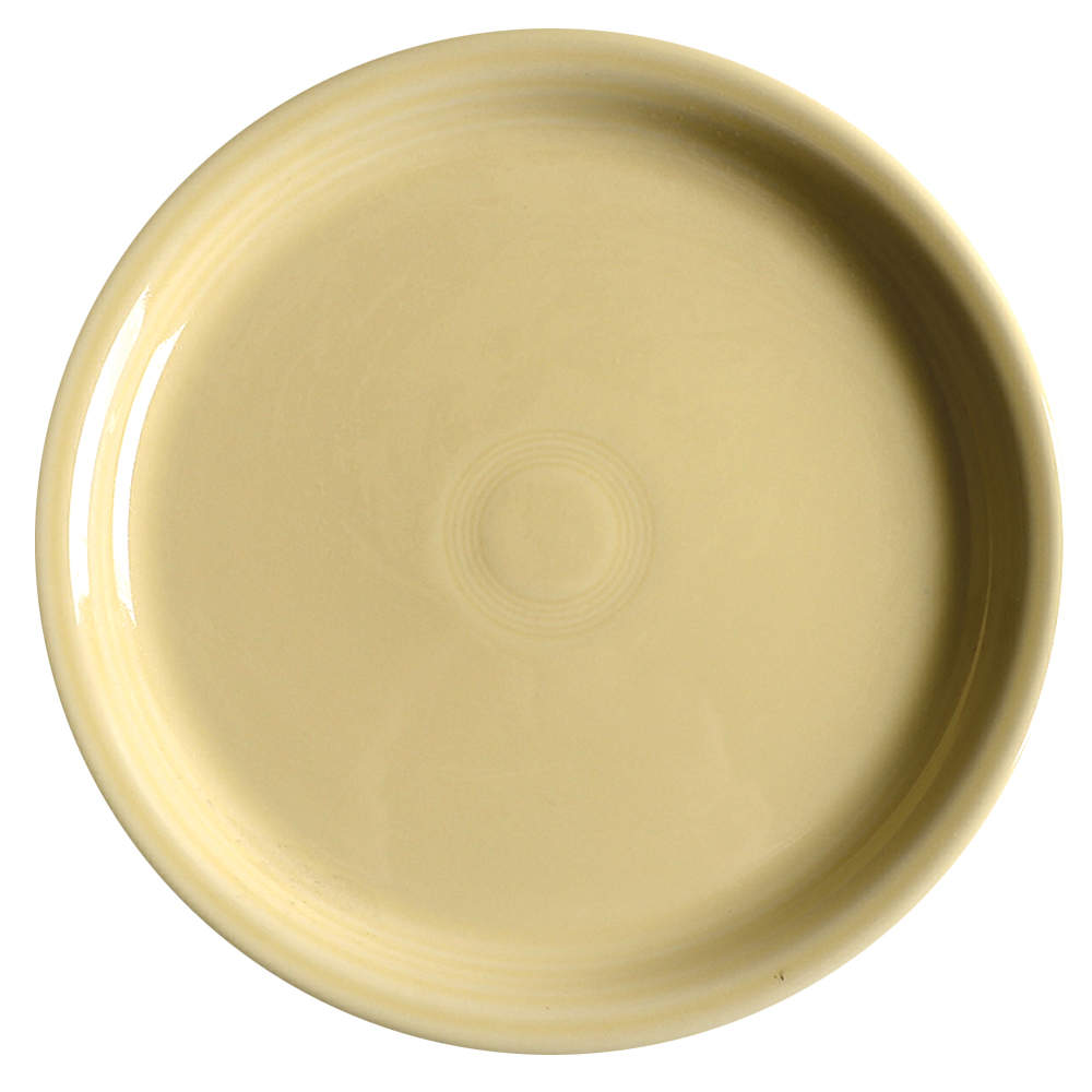 Fiesta Ivory (Intro 2008) Bistro Deep Dinner Plate by Homer Laughlin -1