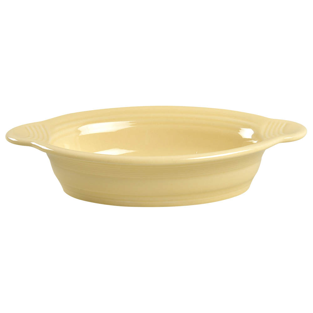 Fiesta Ivory (Intro 2008) Open Individual Casserole by Homer Laughlin -1
