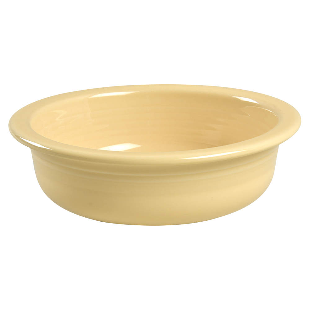 Fiesta Ivory (Intro 2008) 8" Round Vegetable Bowl by Homer Laughlin -1