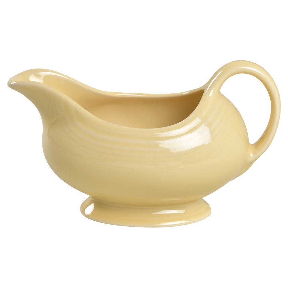 Fiesta Ivory (Intro 2008) Open Sauce Boat by Homer Laughlin -1