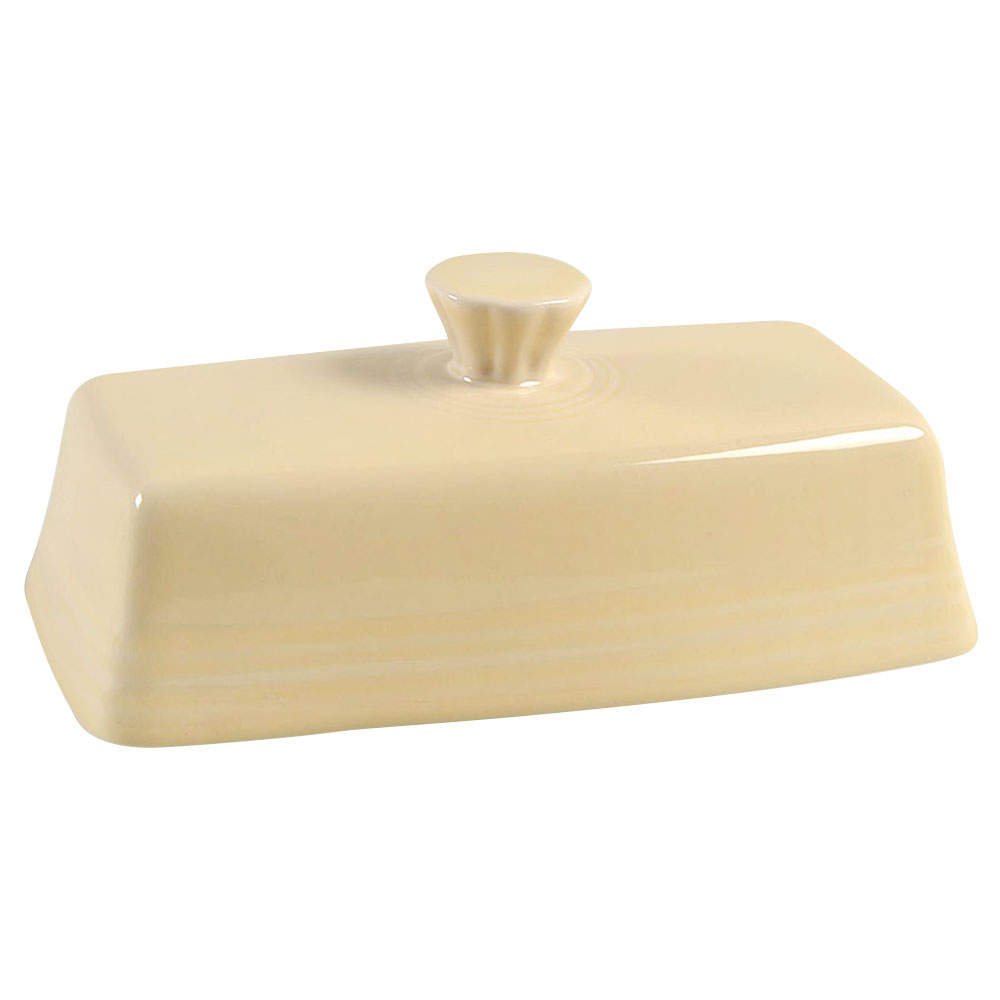 Fiesta Ivory (Intro 2008) Lid for Extra Large 1/4 Lb Butter by Homer Laughlin -1