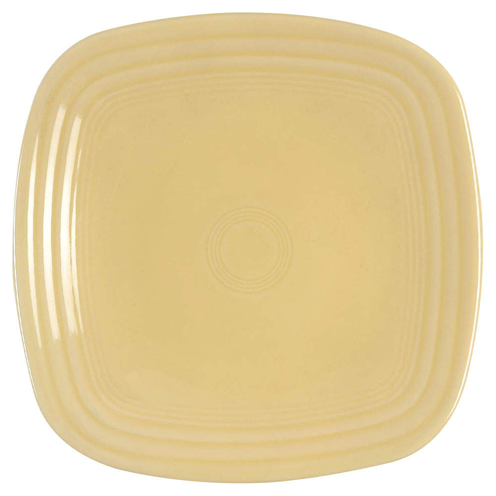 Fiesta Ivory (Intro 2008) Square Luncheon Plate by Homer Laughlin -1
