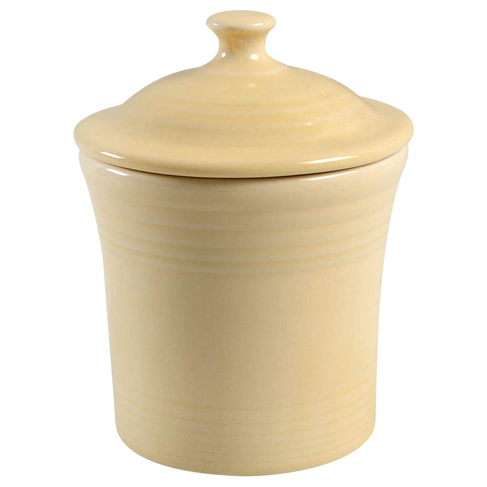 Fiesta Ivory (Intro 2008) Jam/Jelly & Lid by Homer Laughlin -1