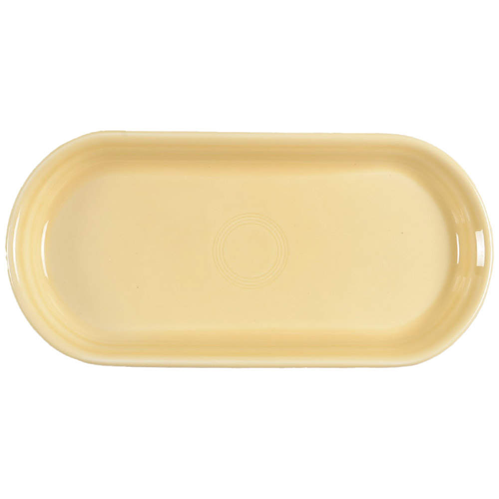 Fiesta Ivory (Intro 2008) Bread Tray by Homer Laughlin -1