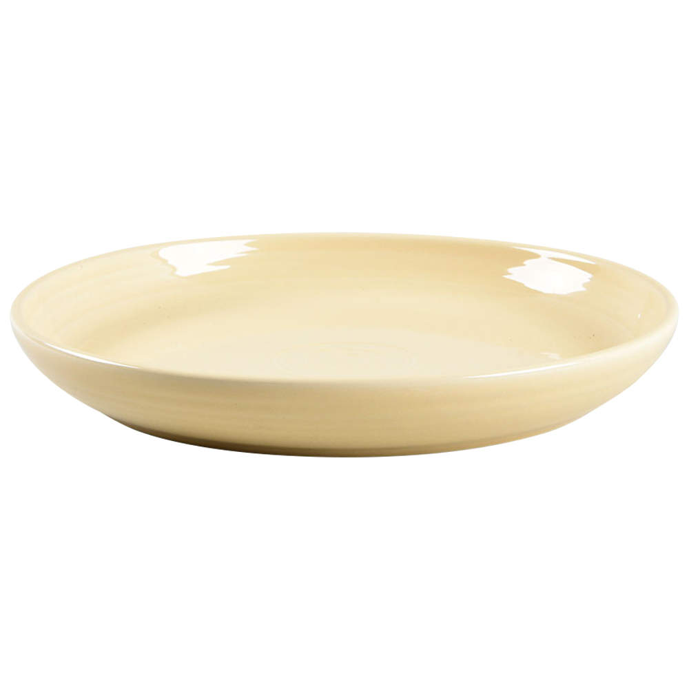 Fiesta Ivory (Intro 2008) Individual Dinner Bowl by Homer Laughlin -1