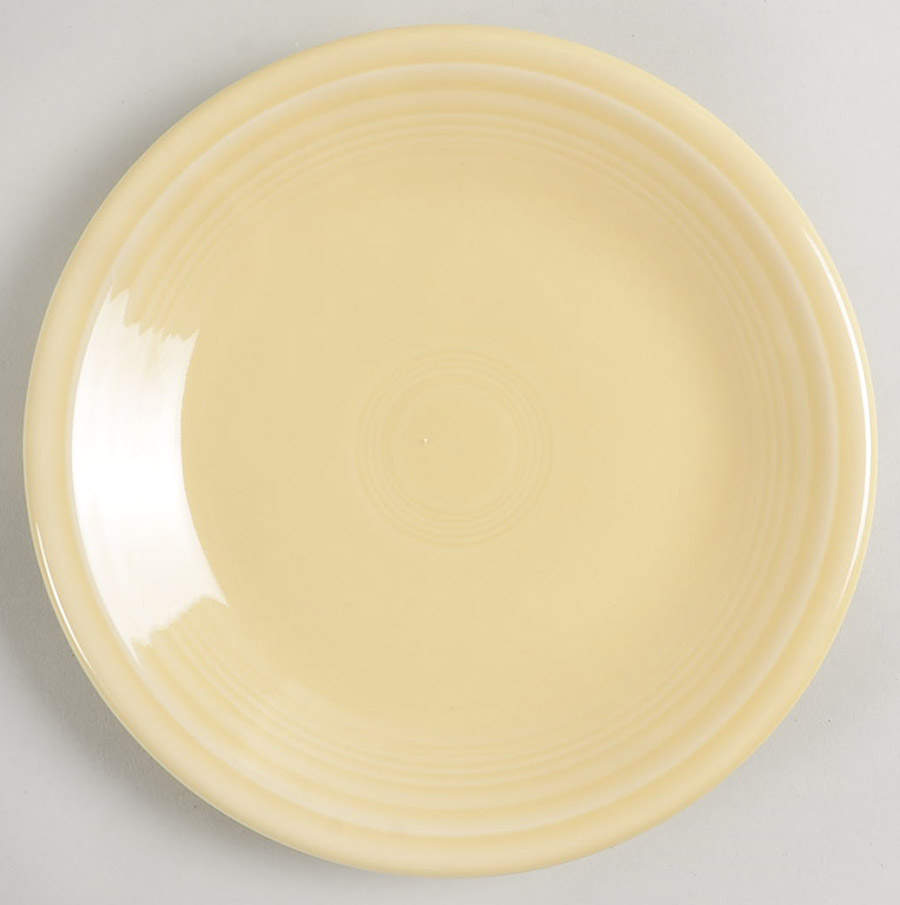 Fiesta Ivory (Intro 2008) Salad Plate by Homer Laughlin -1