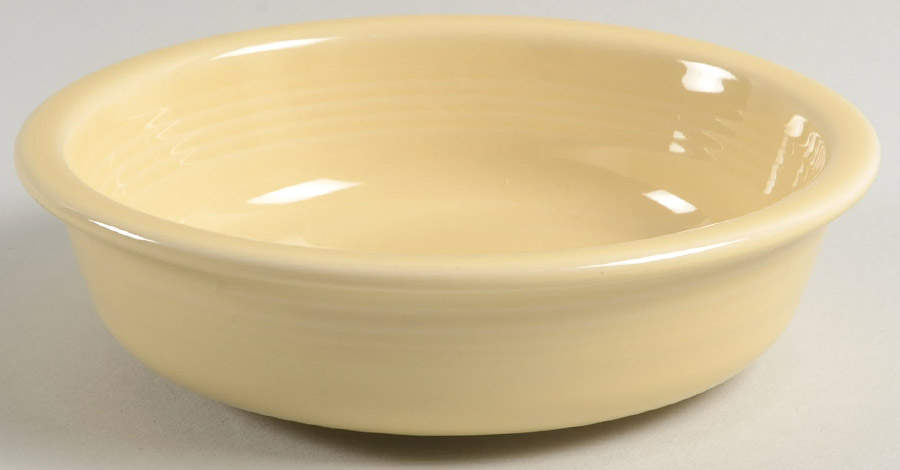 Fiesta Ivory (Intro 2008) Coupe Soup Bowl by Homer Laughlin -1