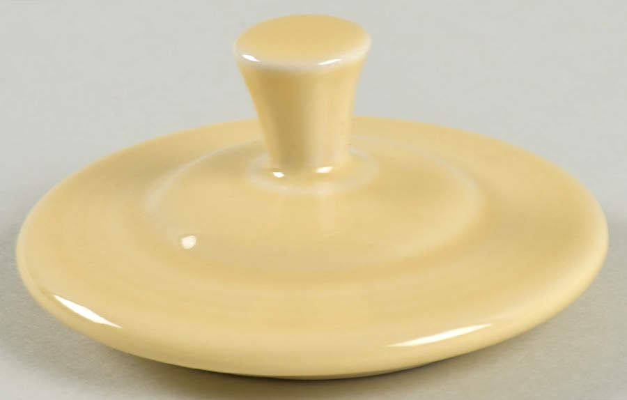 Fiesta Ivory (Intro 2008) Lid for Sugar Bowl by Homer Laughlin -1