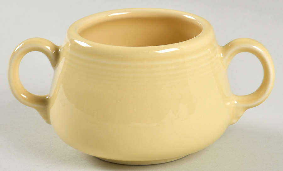 Fiesta Ivory (Intro 2008) Sugar Bowl No Lid by Homer Laughlin -1