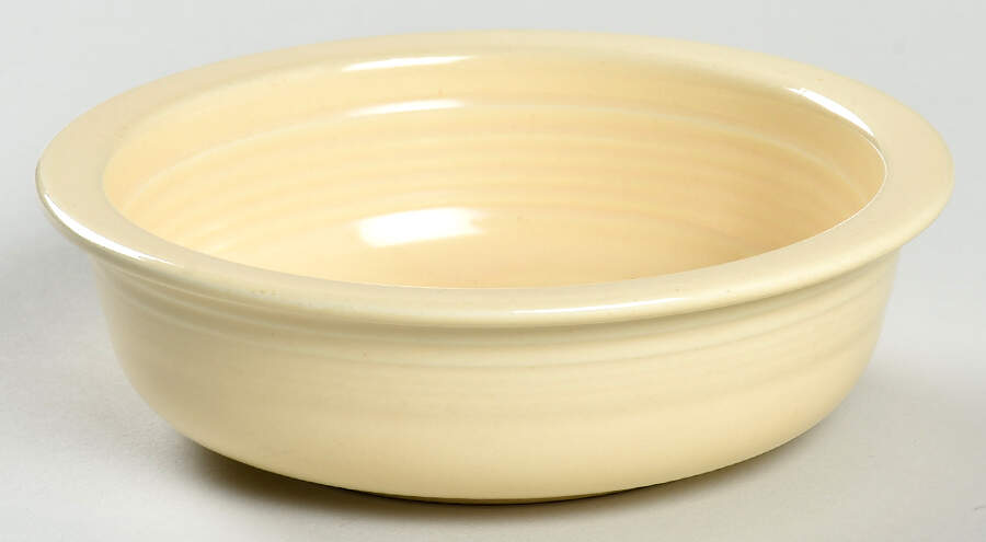 Fiesta Ivory (Intro 2008) 5 1/2" Fruit Bowl by Homer Laughlin -1