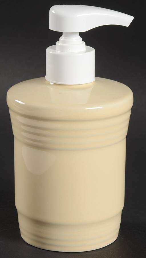 Fiesta Ivory (Intro 2008) Lotion/Soap Dispenser by Homer Laughlin -1