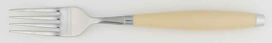 Fiesta Ivory (Intro 2008) Dinner Fork (7 1/2" or Larger) by Homer Laughlin -1