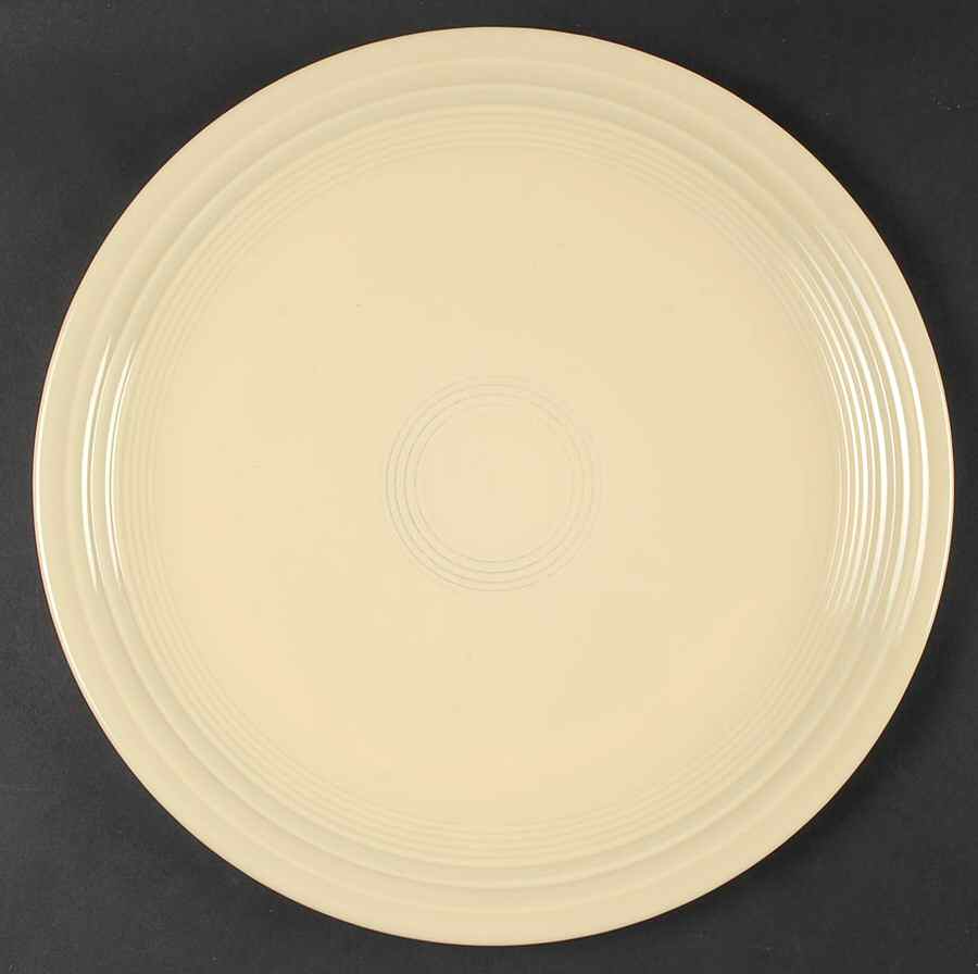 Fiesta Ivory (Intro 2008) 13" Melamine Chop Plate (Round Platter) by Homer Laughlin -1